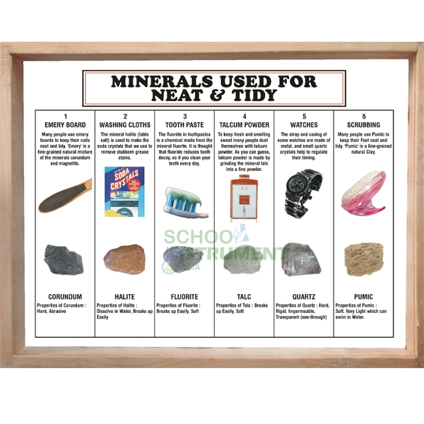 Minerals Used for Neat & Tidy